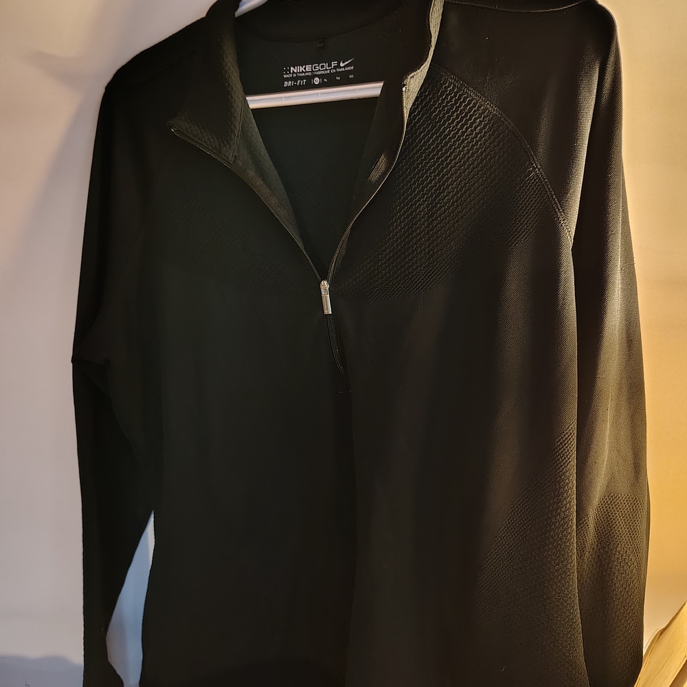 Nike Golf Black Dri-FIT Pullover
